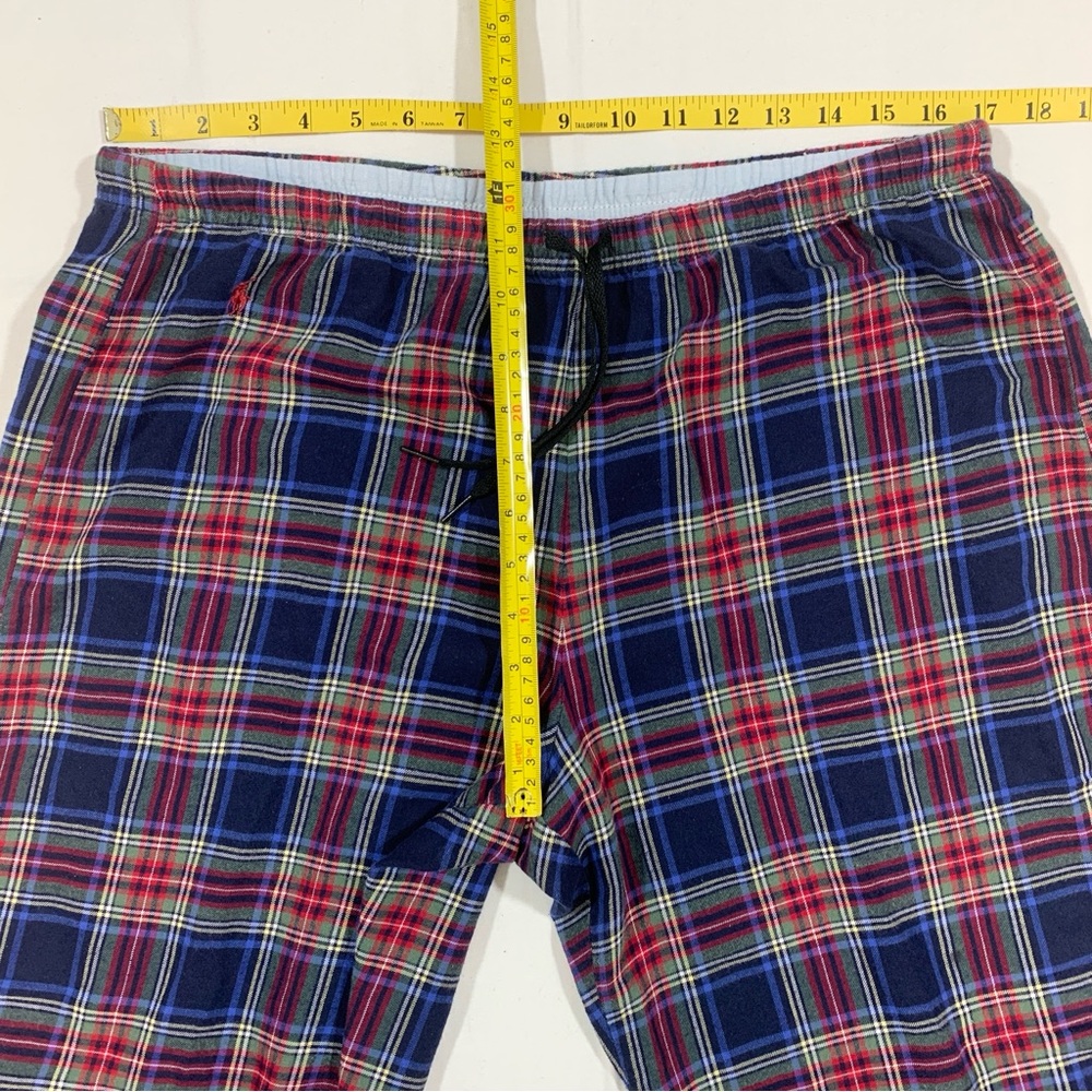 Polo Ralph Lauren Mens Large Pants Plaid Lounge Pajama Relaxed Fit Drawstring - Picture 7 of 7